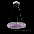 luxury natural crystal chandelier lighting chrome chandeliers pendant lights for home